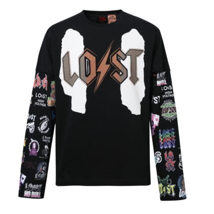 Black Logos Long Sleeve