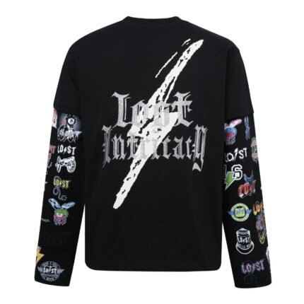 Black Logos Long Sleeve