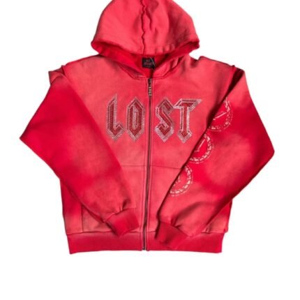 Cherry Zip-Up Hoodie Lost Intricacy