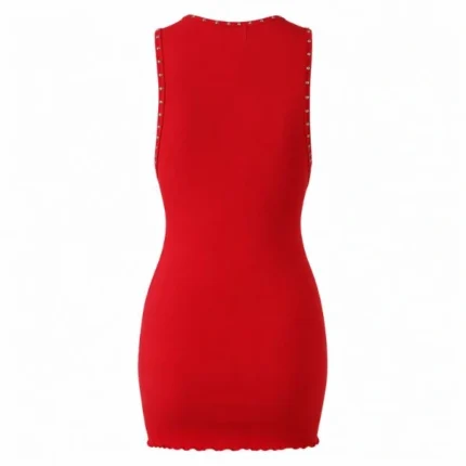 Lost Intricacy Red Love Lost Dress
