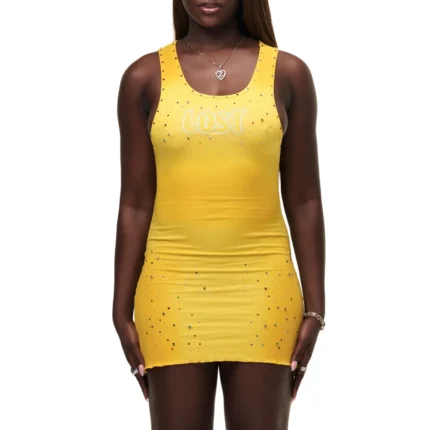 Lost Intricacy Yellow Inverse Dress