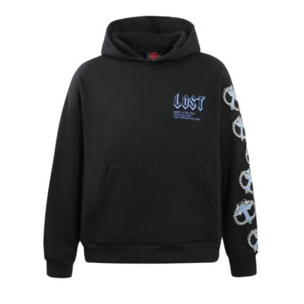 Lost MITT Hoodie Black Blue