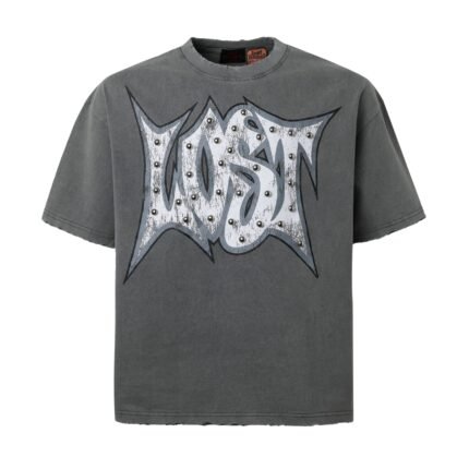 Lost intricacy Grey Lost Outline T-Shirt