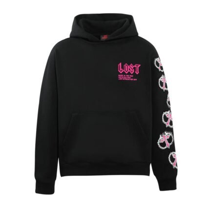 MITT Black Pink Hoodie Lost Intricacy